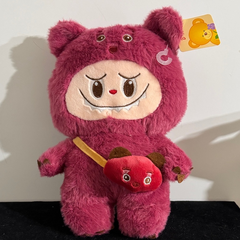 Plush Monster Toy - Pink